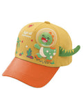 Yellow & Orange 3d Dino Casual Cap for Kids - Little Surprise BoxYellow & Orange 3d Dino Casual Cap for Kids