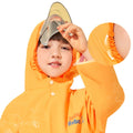 Yellow Robotic Kids Raincoat with Backpack Carrying Space - Little Surprise BoxYellow Robotic Kids Raincoat with Backpack Carrying Space