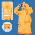 Yellow Robotic Kids Raincoat with Backpack Carrying Space - Little Surprise BoxYellow Robotic Kids Raincoat with Backpack Carrying Space