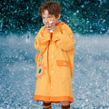 Yellow Robotic Kids Raincoat with Backpack Carrying Space - Little Surprise BoxYellow Robotic Kids Raincoat with Backpack Carrying Space