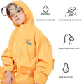 Yellow Robotic Kids Raincoat with Backpack Carrying Space - Little Surprise BoxYellow Robotic Kids Raincoat with Backpack Carrying Space