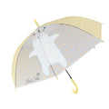 Yellow Translucent Brave Spirit Kelly Jo Teddy print, Rain and All-season Umbrella for Kids & Adults - Little Surprise BoxYellow Translucent Brave Spirit Kelly Jo Teddy print, Rain and All-season Umbrella for Kids & Adults