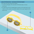 Yellow whale Dual Glass Frame Sun protection & Swimming Goggles for Kids, UV protected and Anti Fog - Little Surprise BoxYellow whale Dual Glass Frame Sun protection & Swimming Goggles for Kids, UV protected and Anti Fog