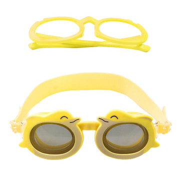 Yellow whale Dual Glass Frame Sun protection & Swimming Goggles for Kids, UV protected and Anti Fog - Little Surprise BoxYellow whale Dual Glass Frame Sun protection & Swimming Goggles for Kids, UV protected and Anti Fog